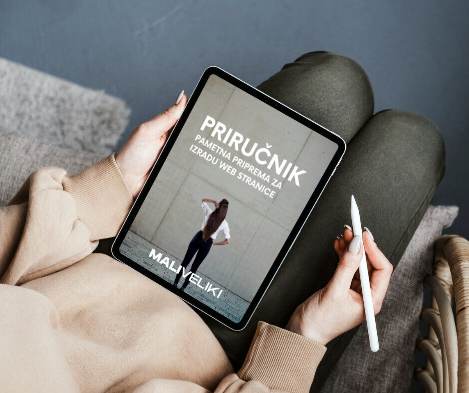 MALI VELIKI | PRIRUČNIK Pametna priprema za izradu web stranice